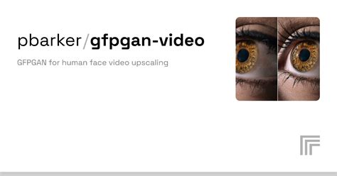 I also put <b>GfpGan</b> to the mix,cos why not? :) Tried Gpen as well on animegan results but the. . Gfpgan video